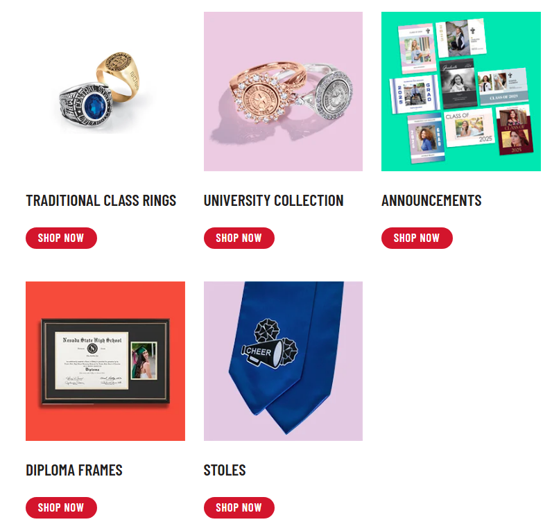 Image of grad products