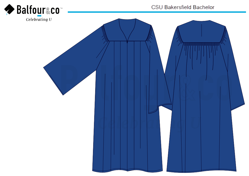photo of bachelor gown